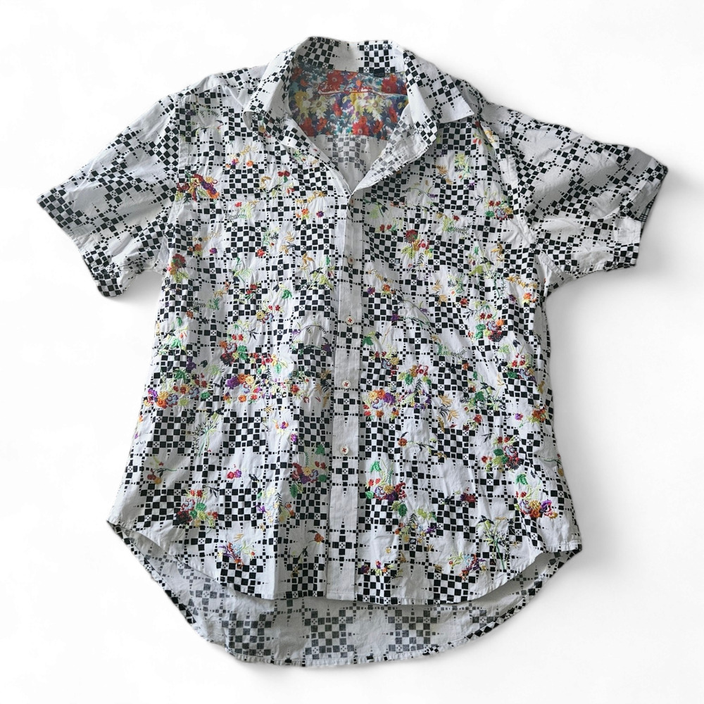 Robert Graham Multicolor Checkered Casual Button Down Shirt